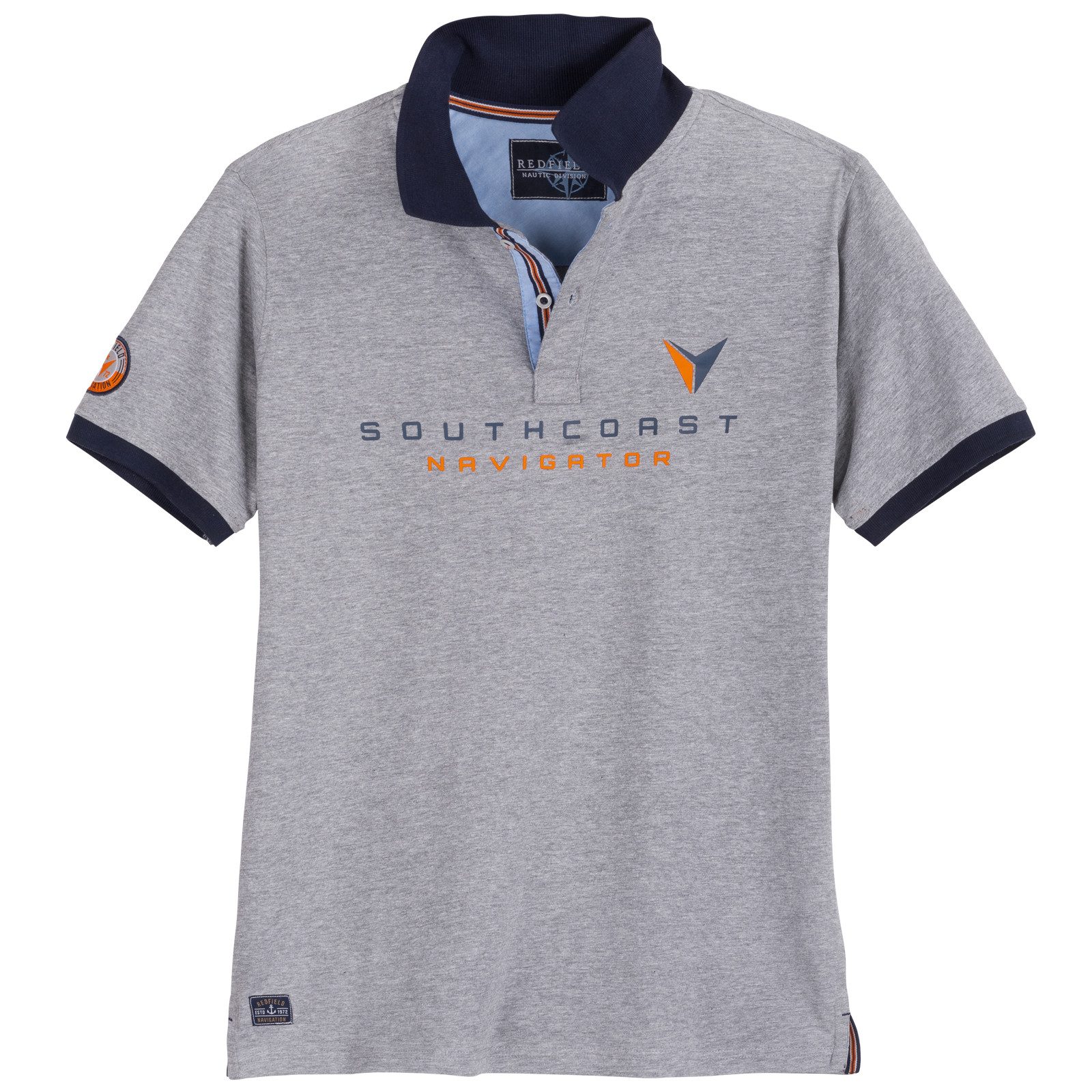 redfield Poloshirt Redfield XXL Poloshirt maritim günstig online kaufen