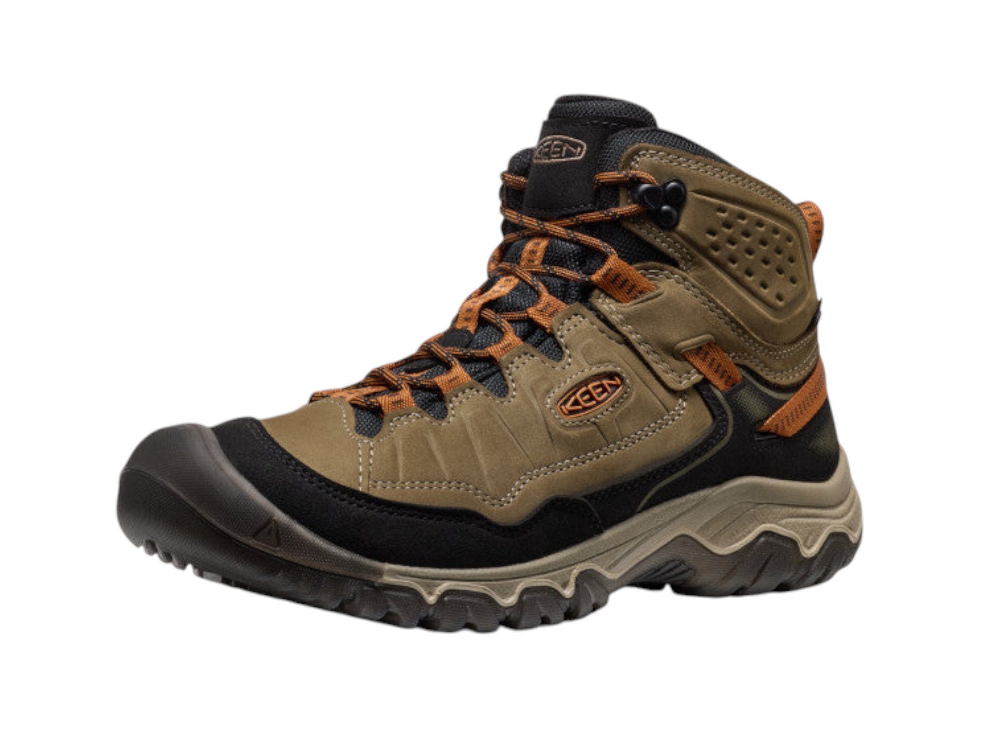 Keen Targhee IV Mid WP (Nubukleder, wasserdicht) hellbraun/schwarz Herren Wanderschuh