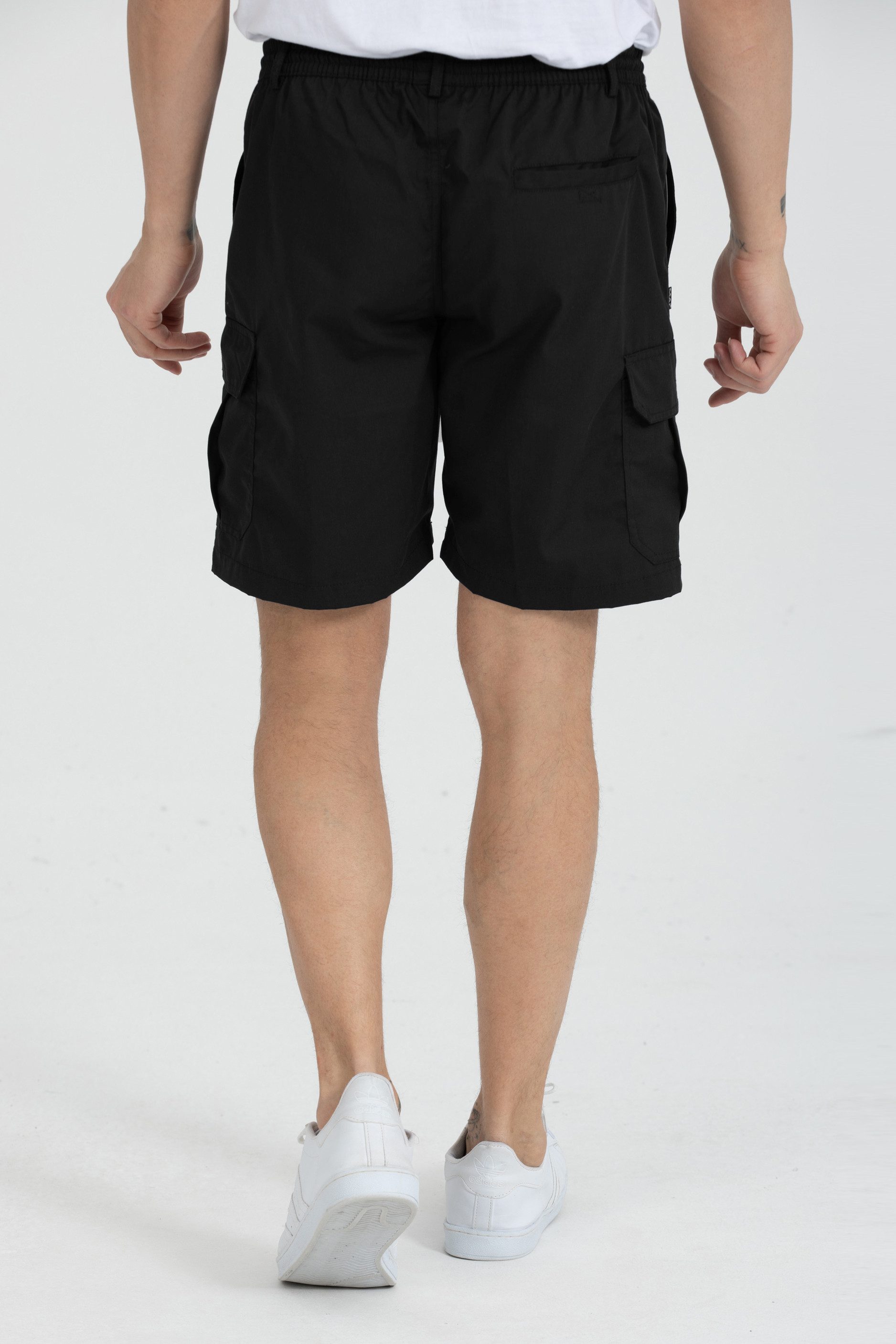 Kendindza Collection Cargoshorts Bermuda Herren Kurze Cargo Hose Schlupfhose Stretch Gummibund kurze hose Herren Cargoshorts Herren Sommer Stretch Gummibund