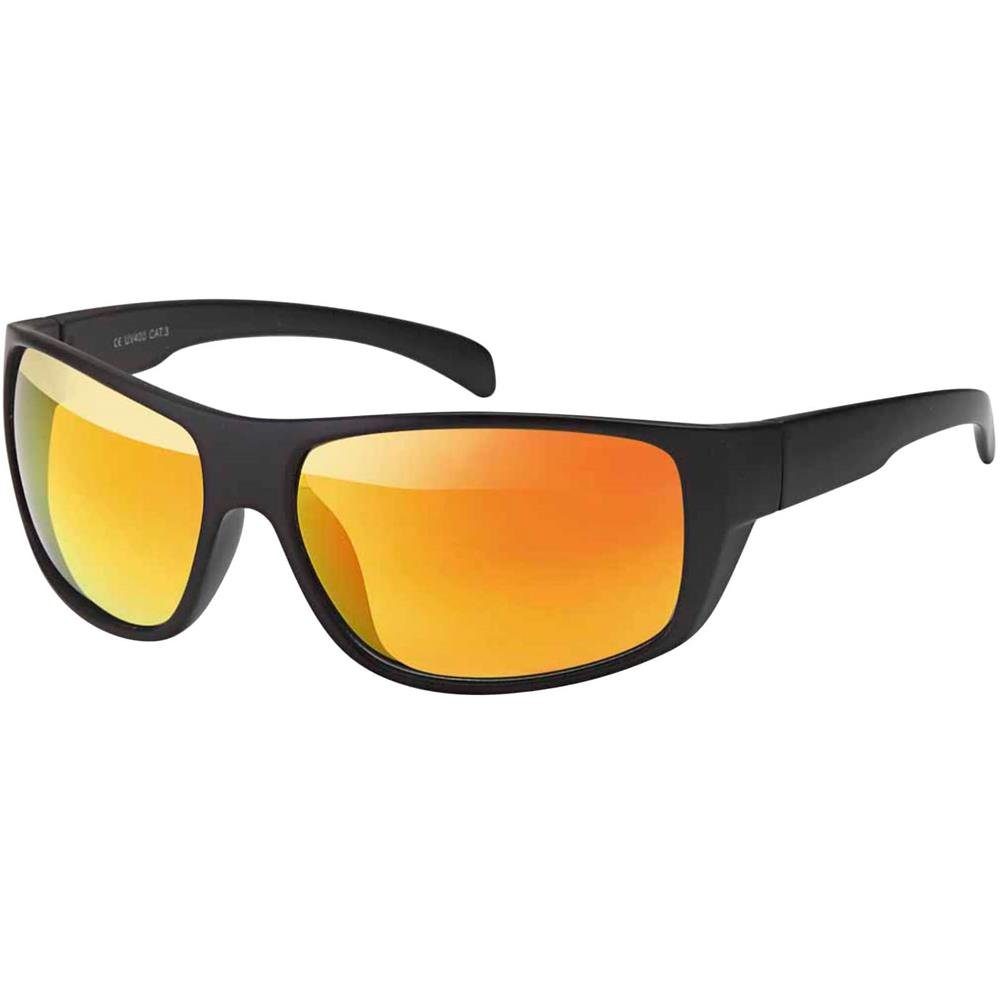BEZLIT Eyewear Sonnenbrille Sportliche Sonnenbrille (1-St) mit schwarzen Linsen Rot