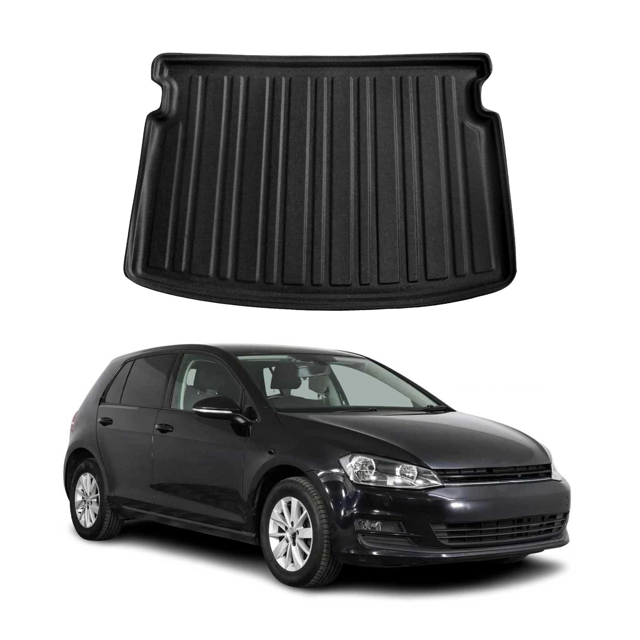 Kofferraummatte Kofferraumwanne für VW Golf 2012-2025 Schrägheck 5tür Gummi TPE