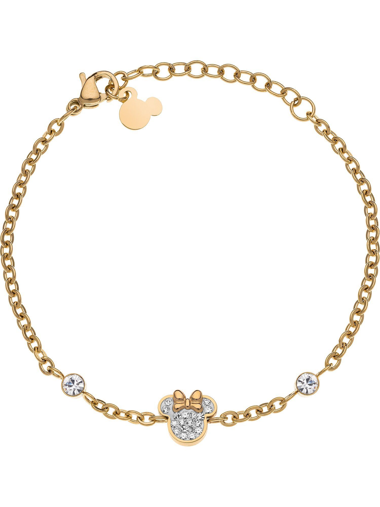 DISNEY Jewelry Silberarmband Disney Damen-Armband Edelstahl Zirkonia, Trendig
