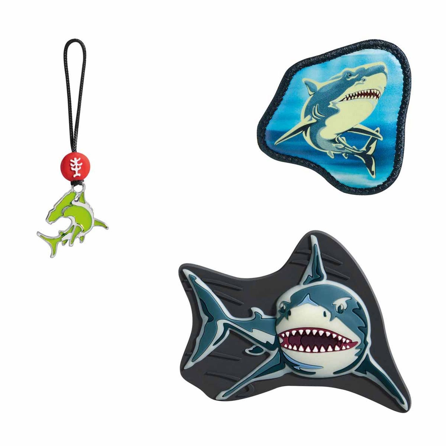 Step by Step Schulranzen-Patch MAGIC MAGS GLOW Shark Dexter, Polyester