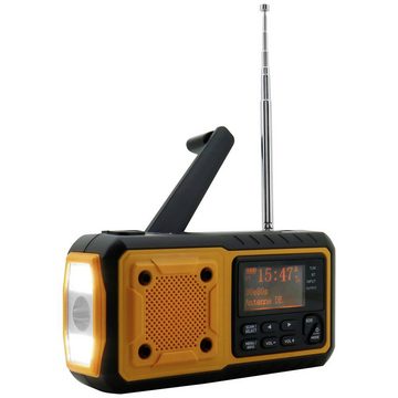 Soundmaster Notfallradio Radio (Akku-Ladefunktion, Handkurbel, Solarpanel, Taschenlampe)