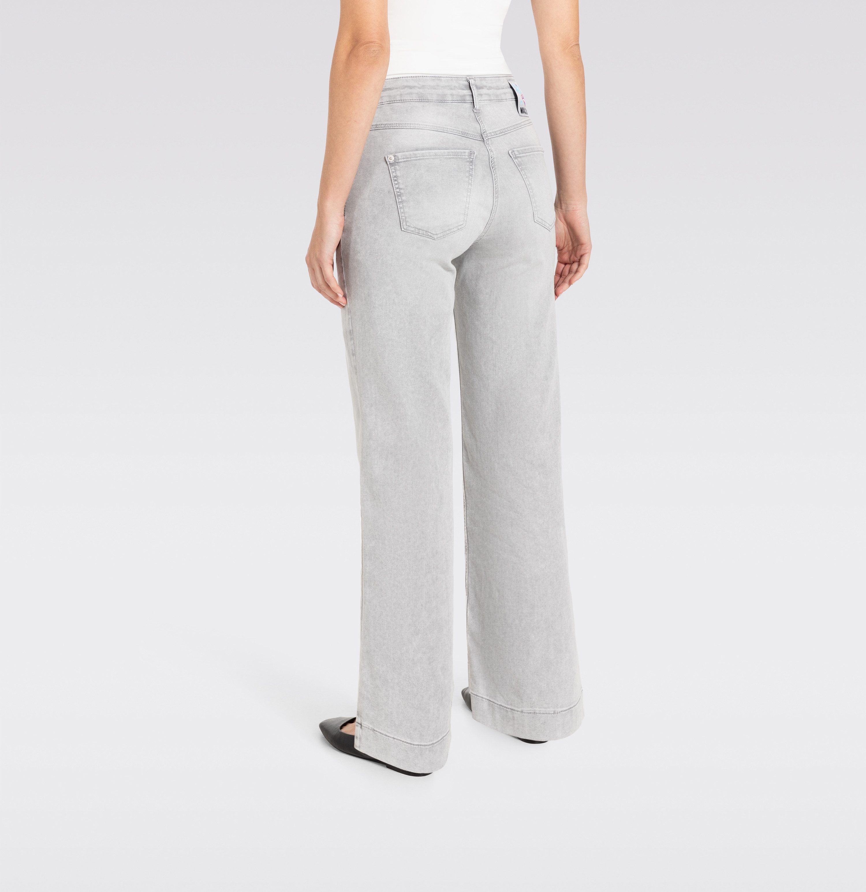 MAC Weite Jeans DREAM WIDE mit weitem Bein-Stretch