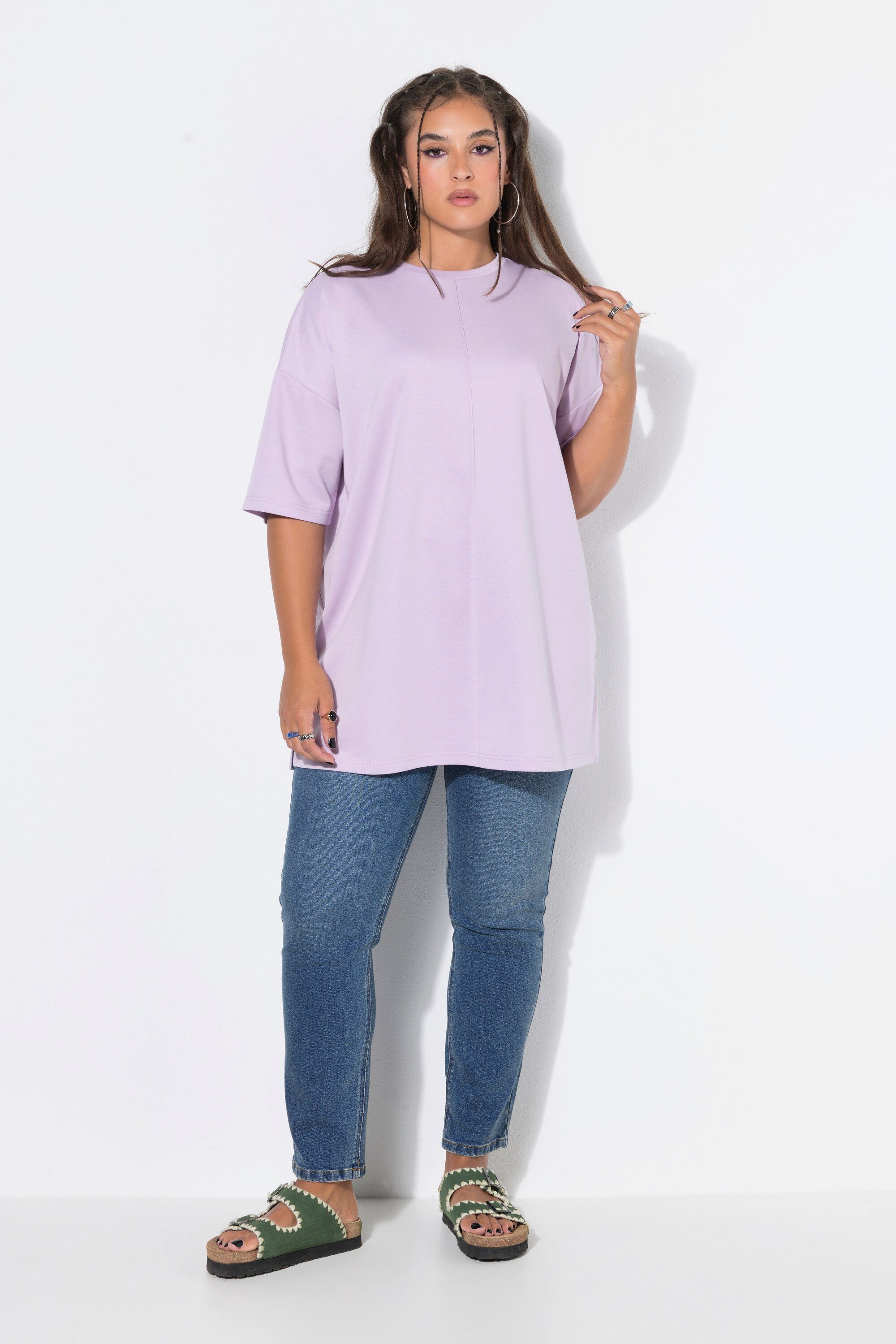Studio Untold T-Shirt T-Shirt oversized Scuba-Jersey – Bild 4 von 4