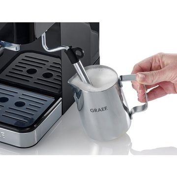 Graef Espressomaschine ES 402 Salita + CM 502 Kaffeemühle, praktisches Set aus Espressomaschine und Kaffeemühle