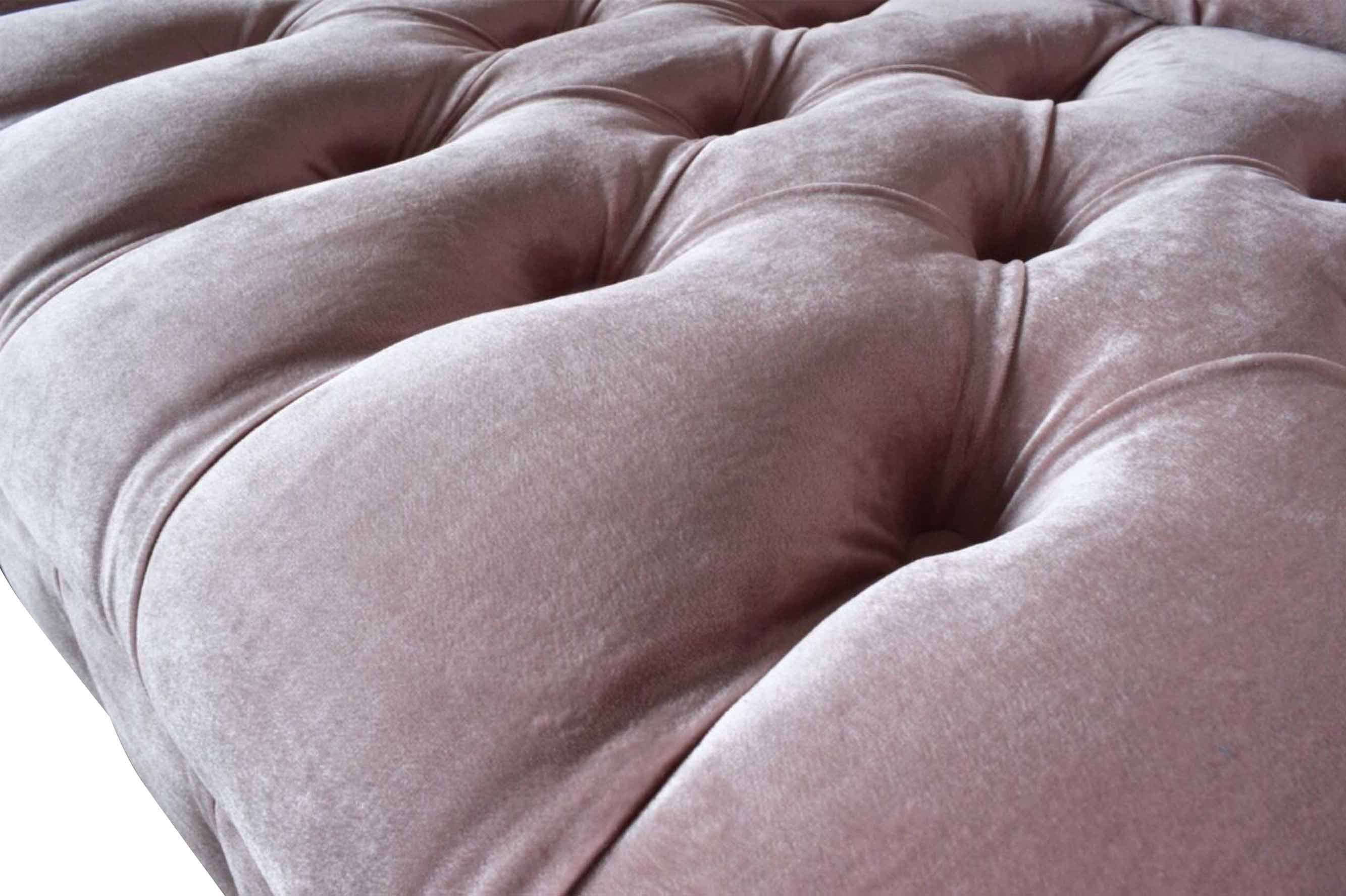 JVmoebel Chesterfield-Sofa, Sofa Chesterfield Klassisch Design Wohnzimmer Textil Couch