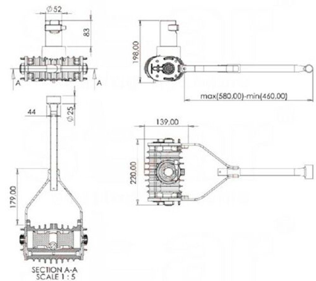 Apex Kompressor Zapfwellenkompressor Traktor Kompressor Druckluftkompressor, 1-tlg. 56003