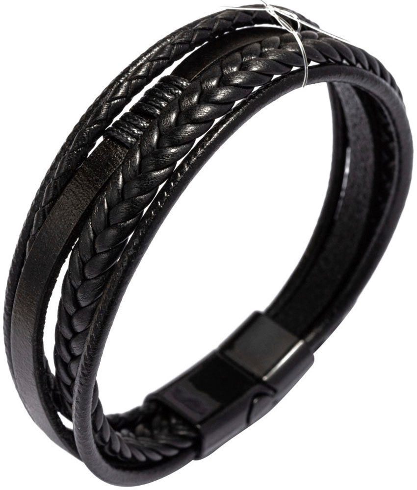 Firetti Lederarmband Schmuck Geschenk Armschmuck Armkette, Made in Germany