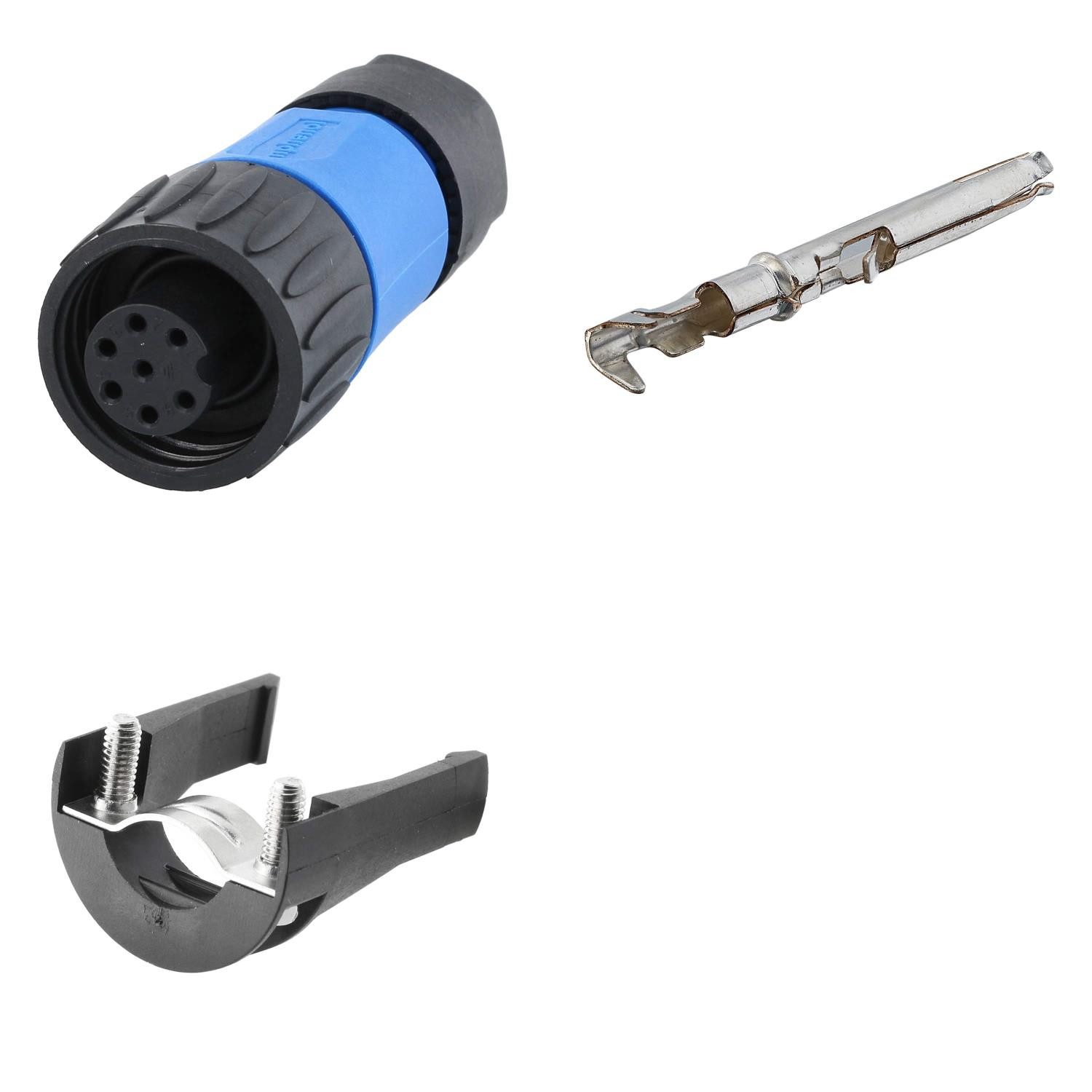 Amphenol Rundstecker Titel:SET-RD24-KSG Kabelstecker, inkl. Zugentlastung und Kontakte ger