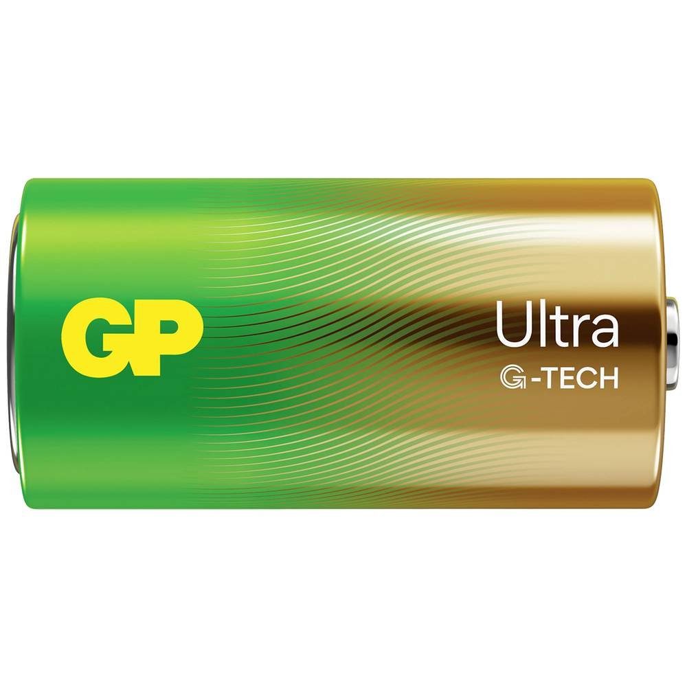 GP Batteries GP Ultra Alkaline Batterien Lognlife, Baby, C Akku