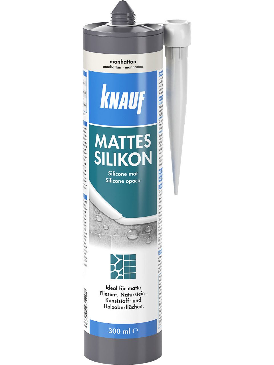 KNAUF Silikon Knauf Mattes Silikon manhattan 300 ml