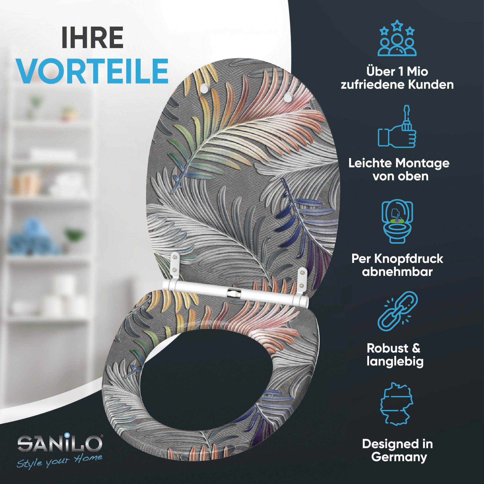 Sanilo WC-Sitz mit Absenkautomatik & Top günstig online kaufen