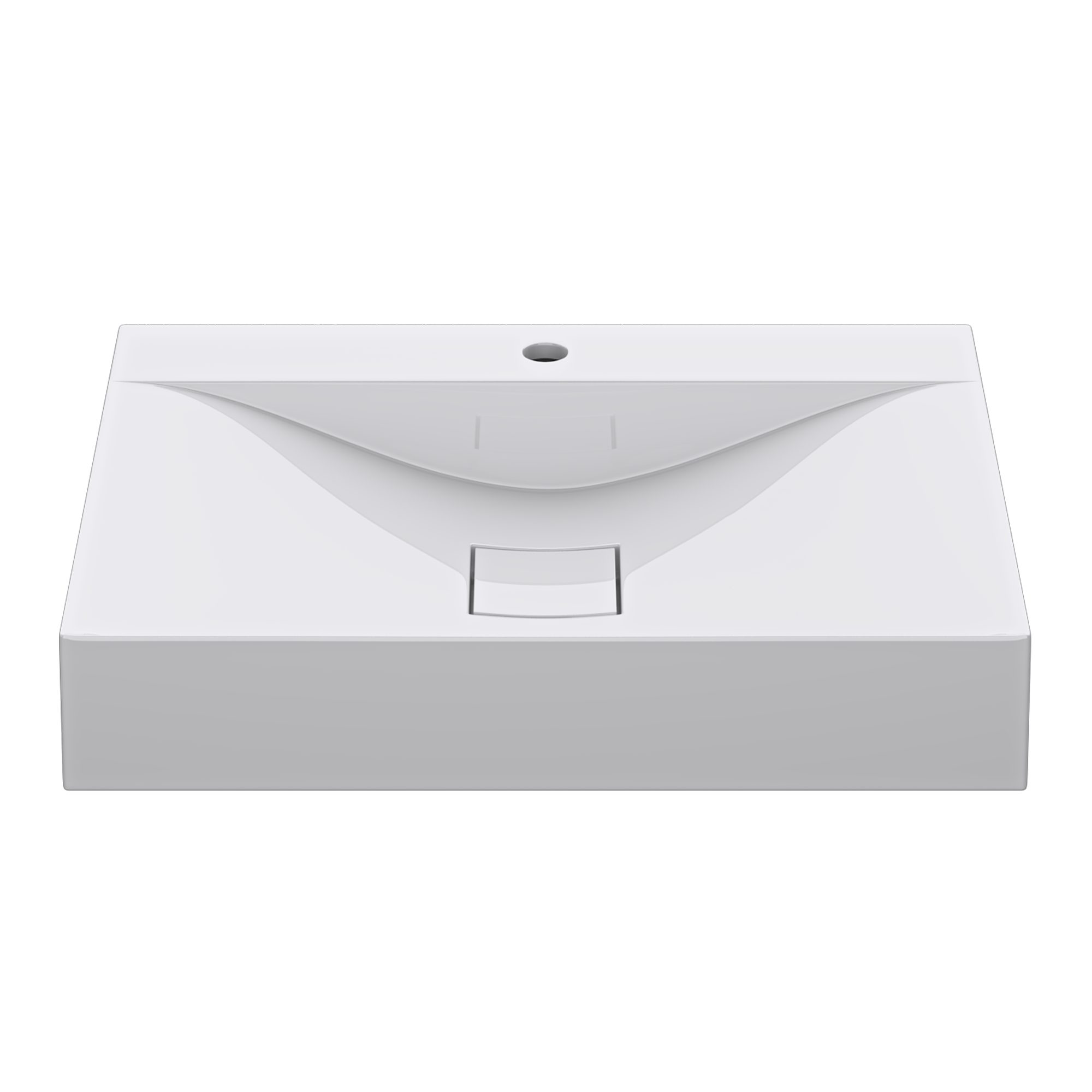 Mai & Mai Waschbecken Col810 Hänge-Waschtisch Mineralguss 1 Armaturenloch r günstig online kaufen