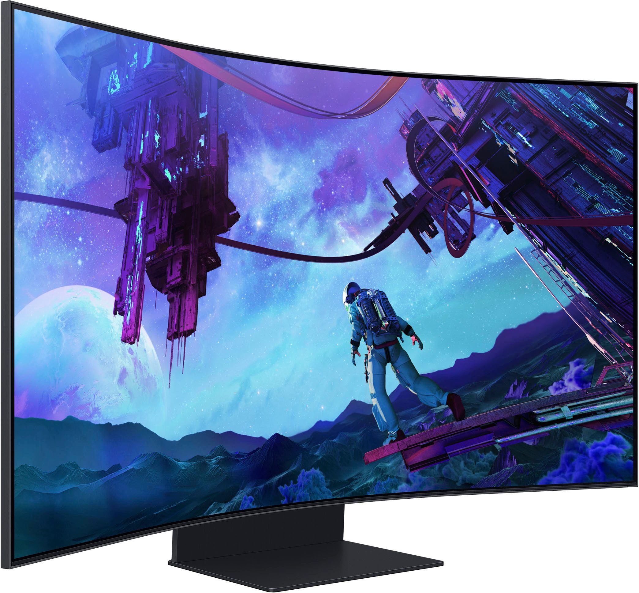 Samsung S55CG970NU Curved-Gaming-Monitor (138 cm/55 ", 3840 x 2160 px, 4K Ultra HD, 1 ms Reaktionszeit, 165 Hz, VA LED)