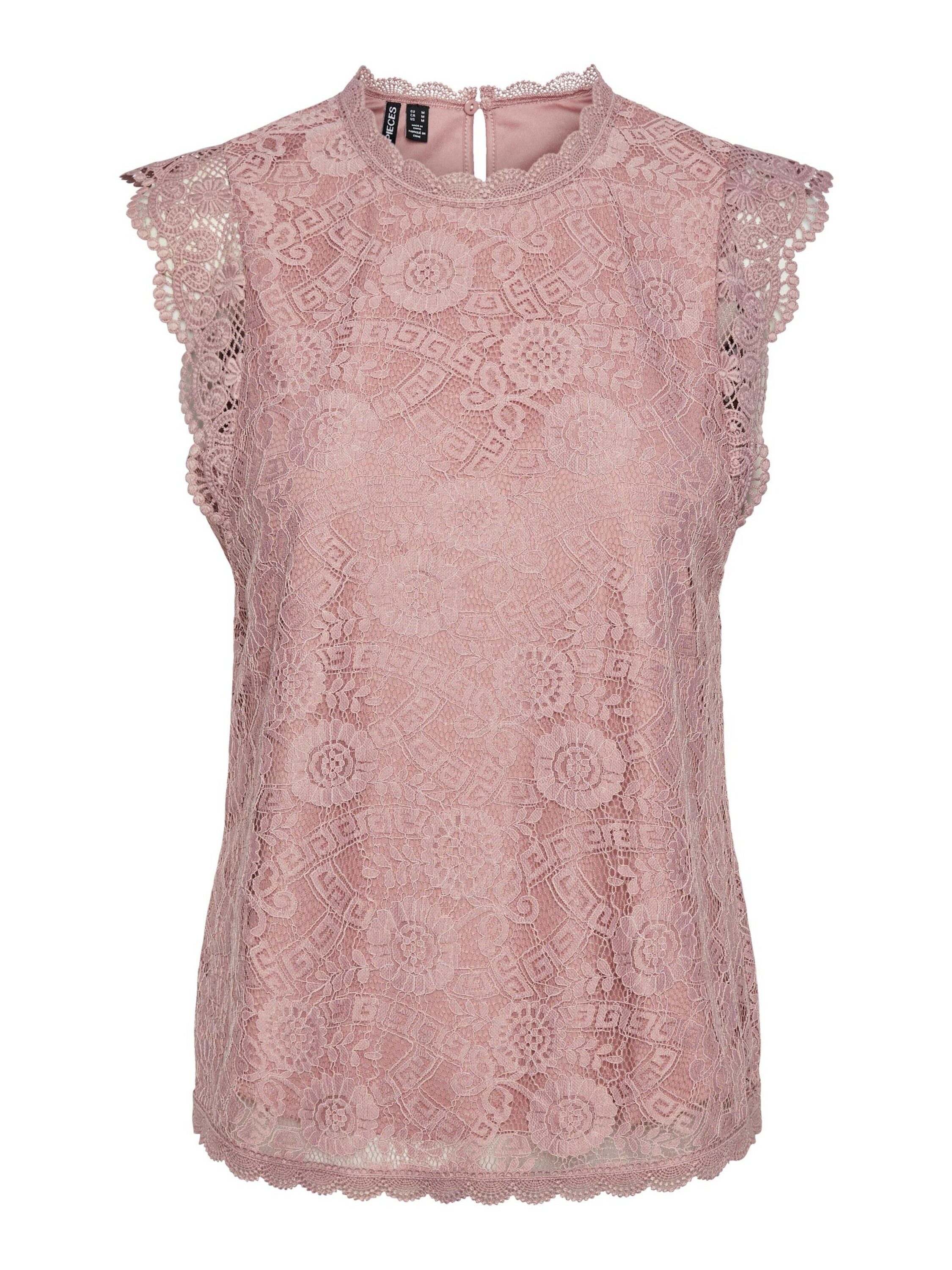 pieces Blusentop PCOlline (1-tlg) Spitze günstig online kaufen
