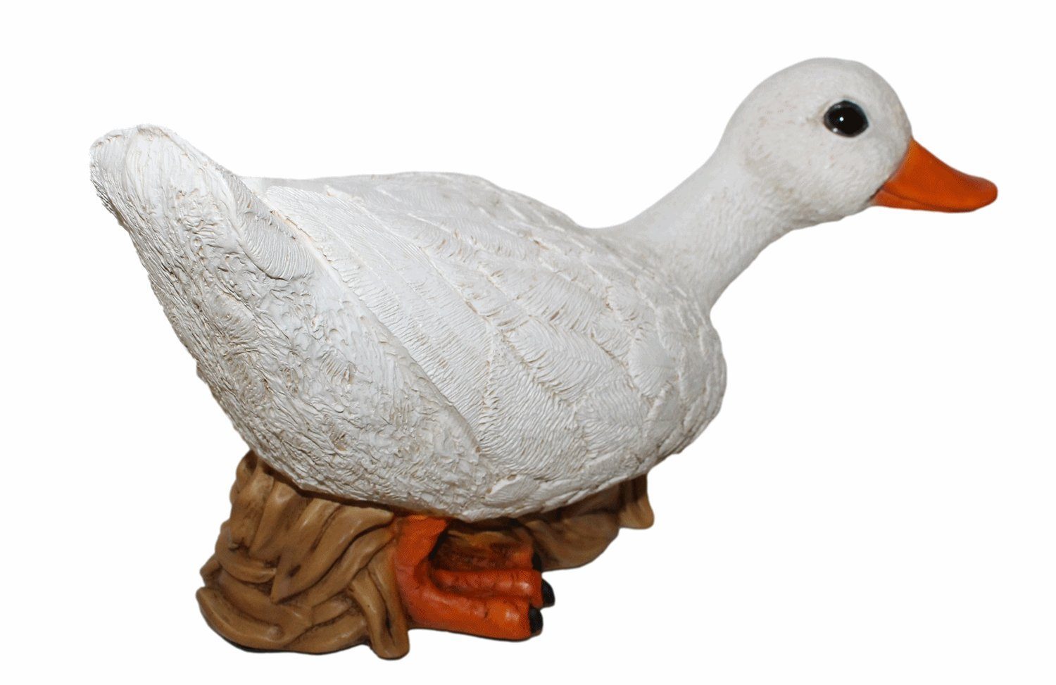 33,5 weiße Castagna Kollektion cm Resin Deko aus sitzend Gänsefigur Figur Vogel Castagna Gans Tierfigur Tierfigur B