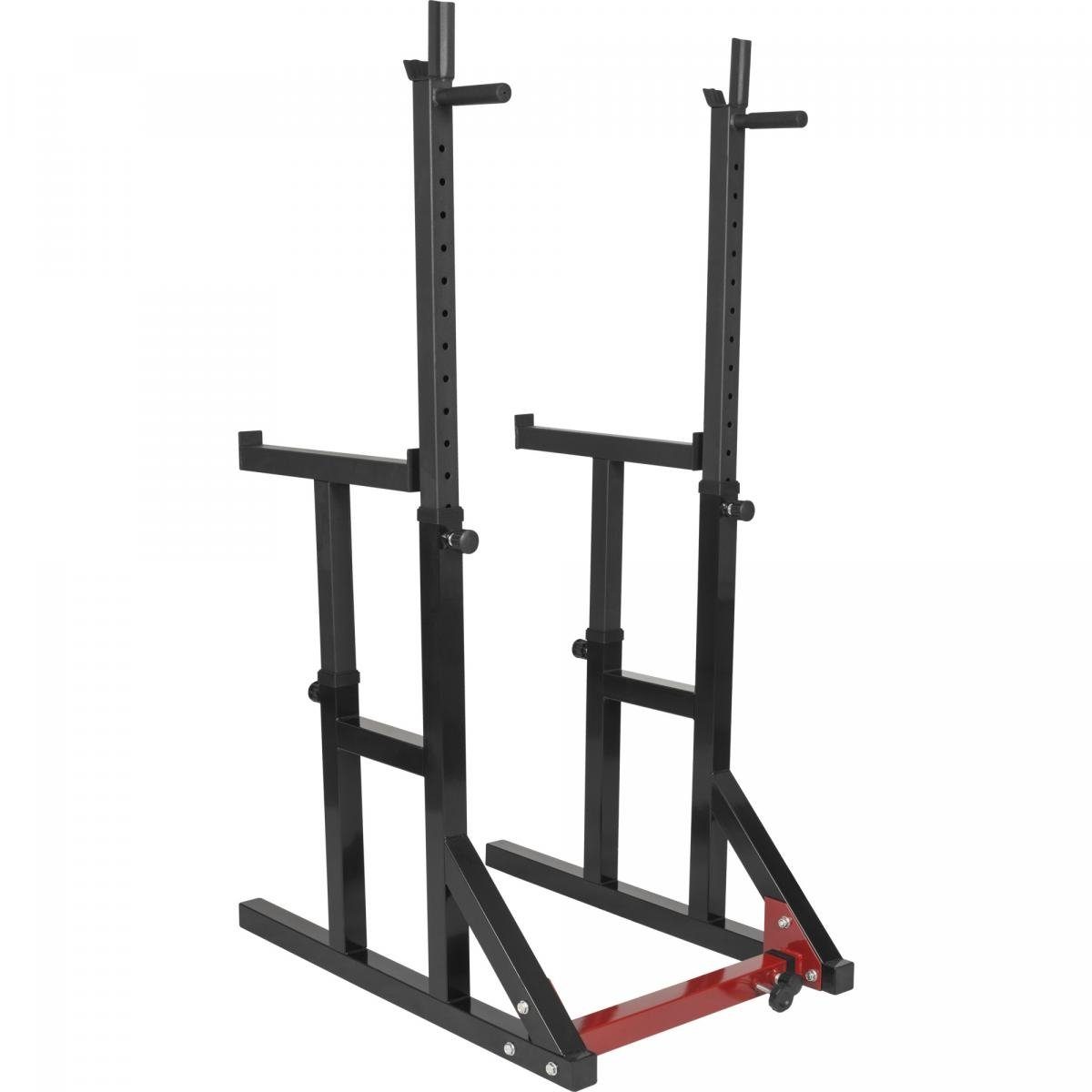 GORILLA SPORTS Squat Rack Multi Squat Rack inkl. Langhantel Set, (10-tlg)