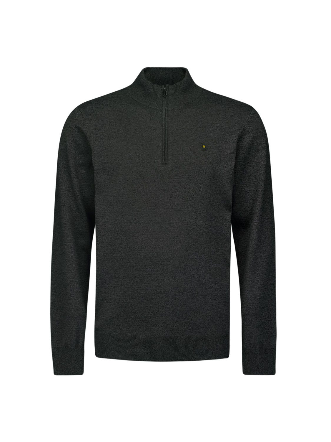 Troyer - Strickpullover - Pullover - Pullover Half Zip 2 Coloured Melange