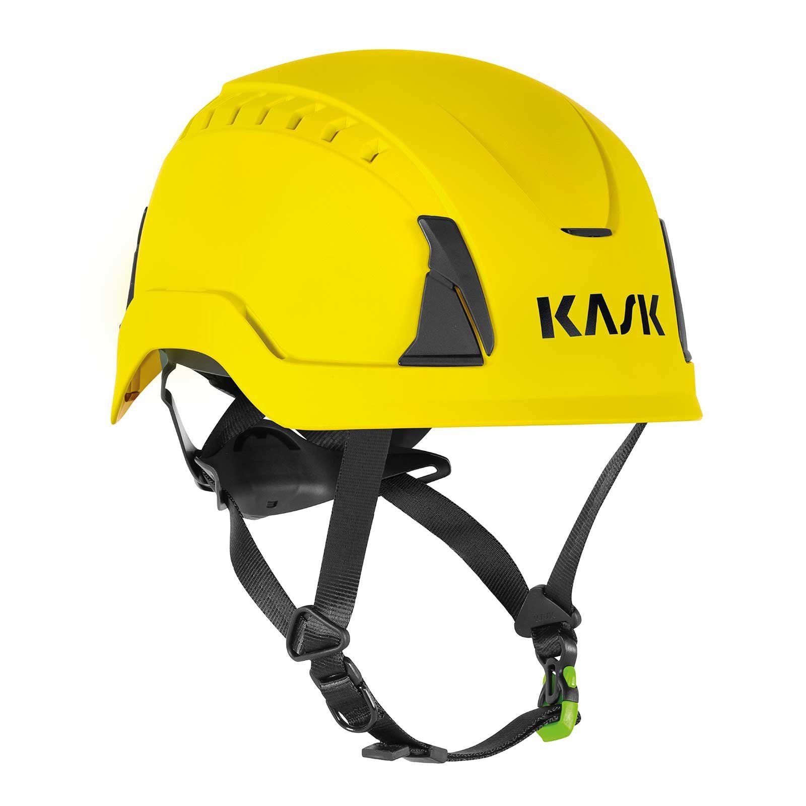 Kask Schutzhelm Schutzhelm Primero PL, Belüftungskanäle Kletterhelm, Bergsteigerhelm, gelb