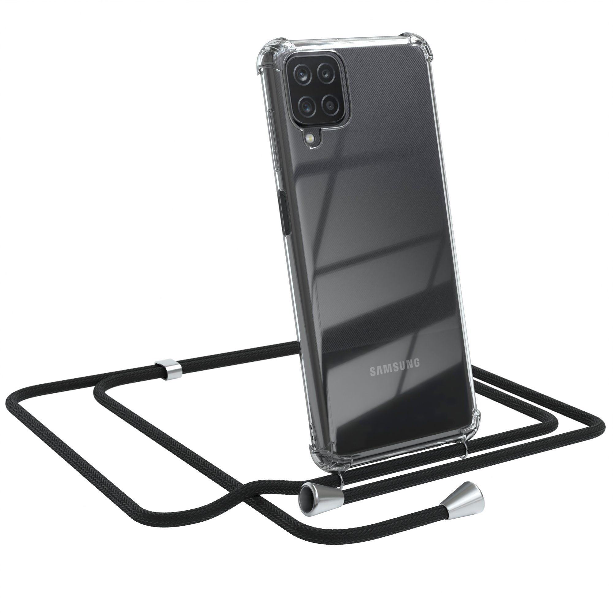 Handykette Hülle mit Kette für Samsung Galaxy A12