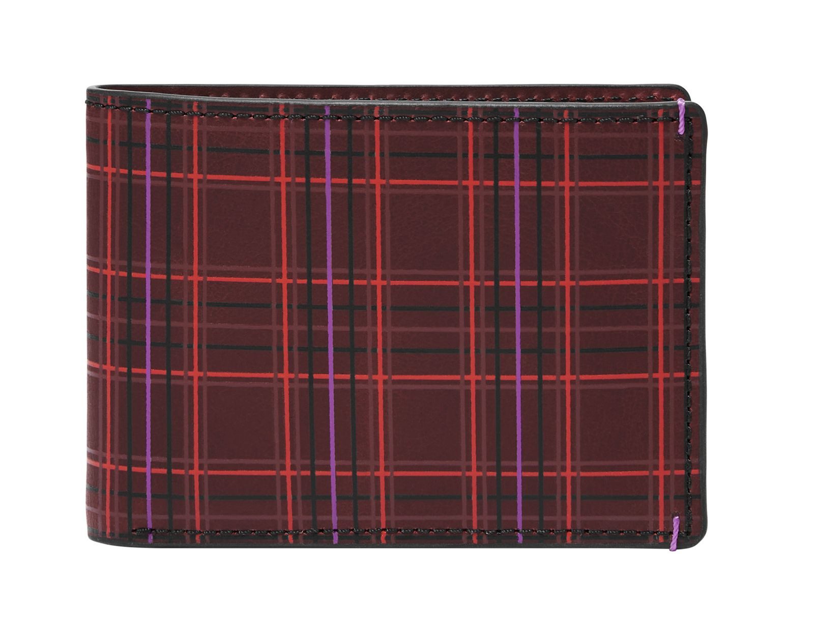 Fossil Kartenetui Front Pocket Wallet Bifold, aus echtem Leder