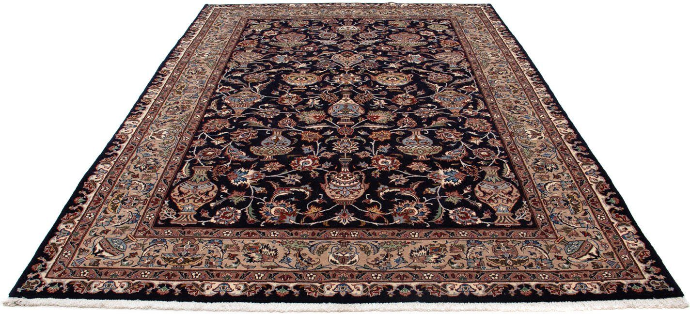 Wollteppich Kaschmar Blumenmuster Beige 299 x 200 cm, morgenland, rechteckig, Höhe: 10 mm, Unikat mit Zertifikat