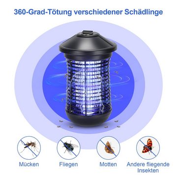 Clanmacy Ultraschall-Tierabwehr 18W Insektenvernichter Mückenlampe UV-Lampe Insektenfalle Fluginsekten