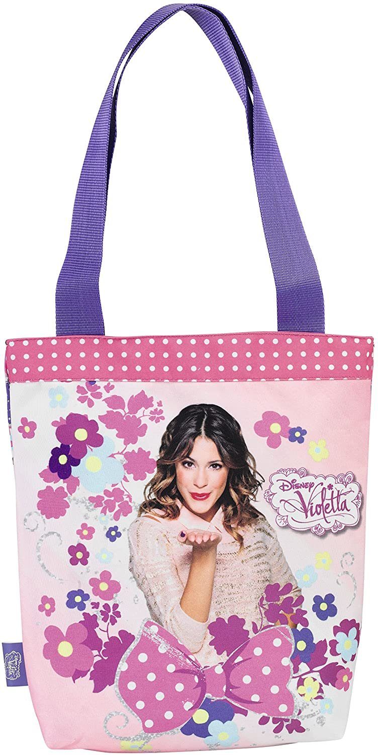 Violetta Umhängetasche »Disney Violetta - Shopper-Tasche, 32x28x4,5 cm«  (Reißverschluss, Mädchen), Geringes-Gewicht online kaufen | OTTO