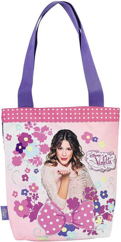 Violetta Umhängetasche Disney Violetta - Shopper-Tasche, 32x28x4,5 cm (Reißverschluss, Mädchen), Geringes-Gewicht