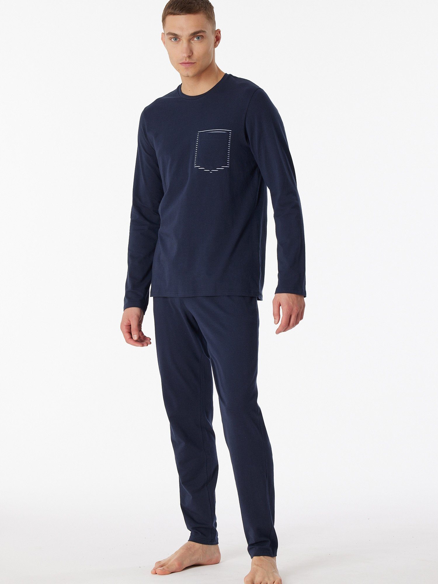 Schiesser Pyjama 95/5 Nightwear schlafanzug pyjama schlafmode