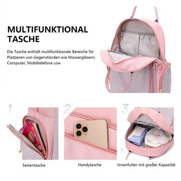 REDOM Wickelrucksack Wickeltasche Rucksack Baby Multifunktions-Babytaschen wasserabweisend (Windeln Babyflasche Milchfläsche Rucksack Tasche mit Flaschenhalter, Multifunktional, Babytasche, Wickelrucksack), mit Schnullerhalter und Kinderwagengurte