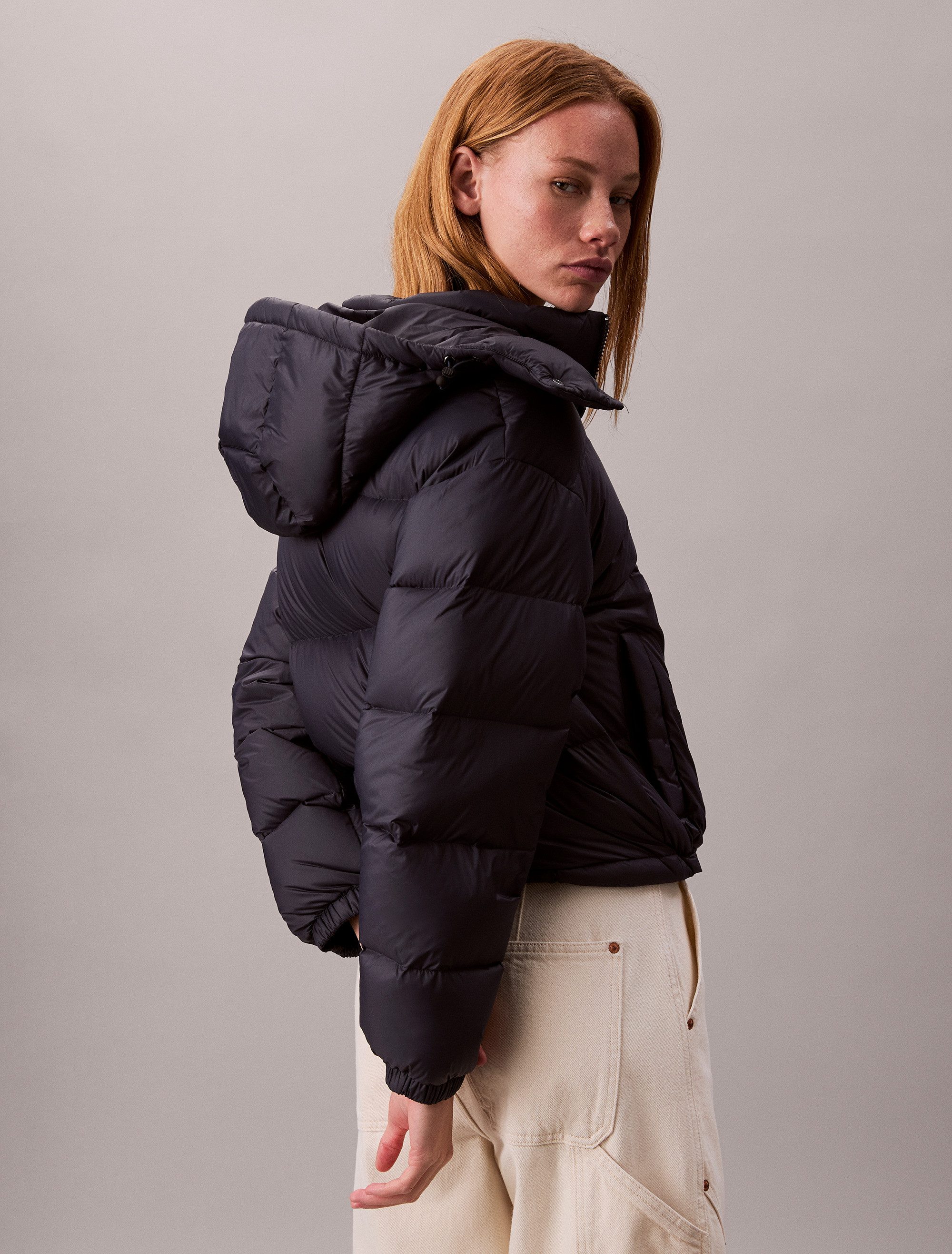 Calvin Klein Jeans Steppjacke ESSENTIAL MIDWEIGHT PUFFER JACKE Mit Rundhals günstig online kaufen