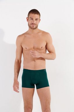 Hom Retro Pants HOM Tencel Soft Comfort Boxer dark green