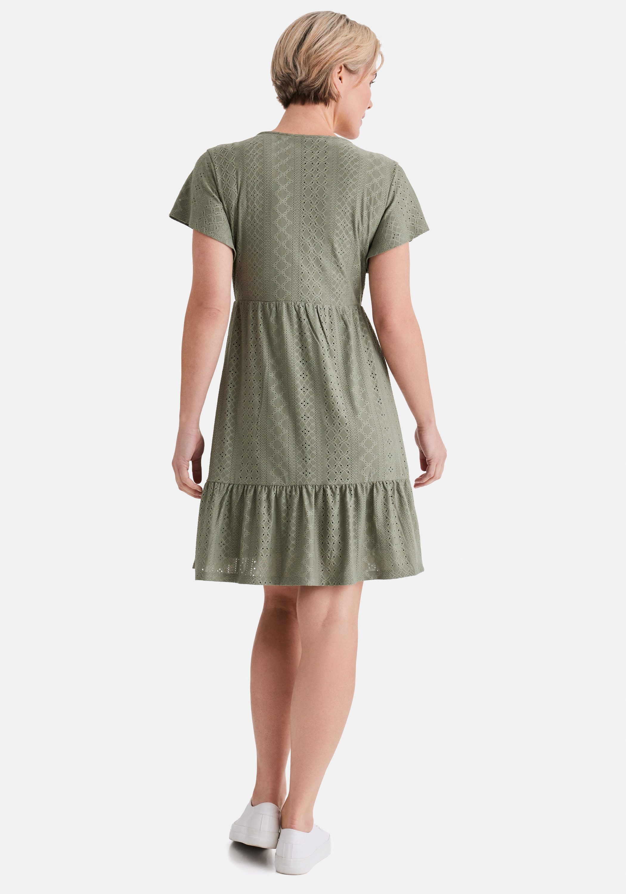 STOOKER WOMEN Spitzenkleid KIRA Kleid Kurzarmkleid Spitze elastisch tailliert für Damen – Bild 2 von 4