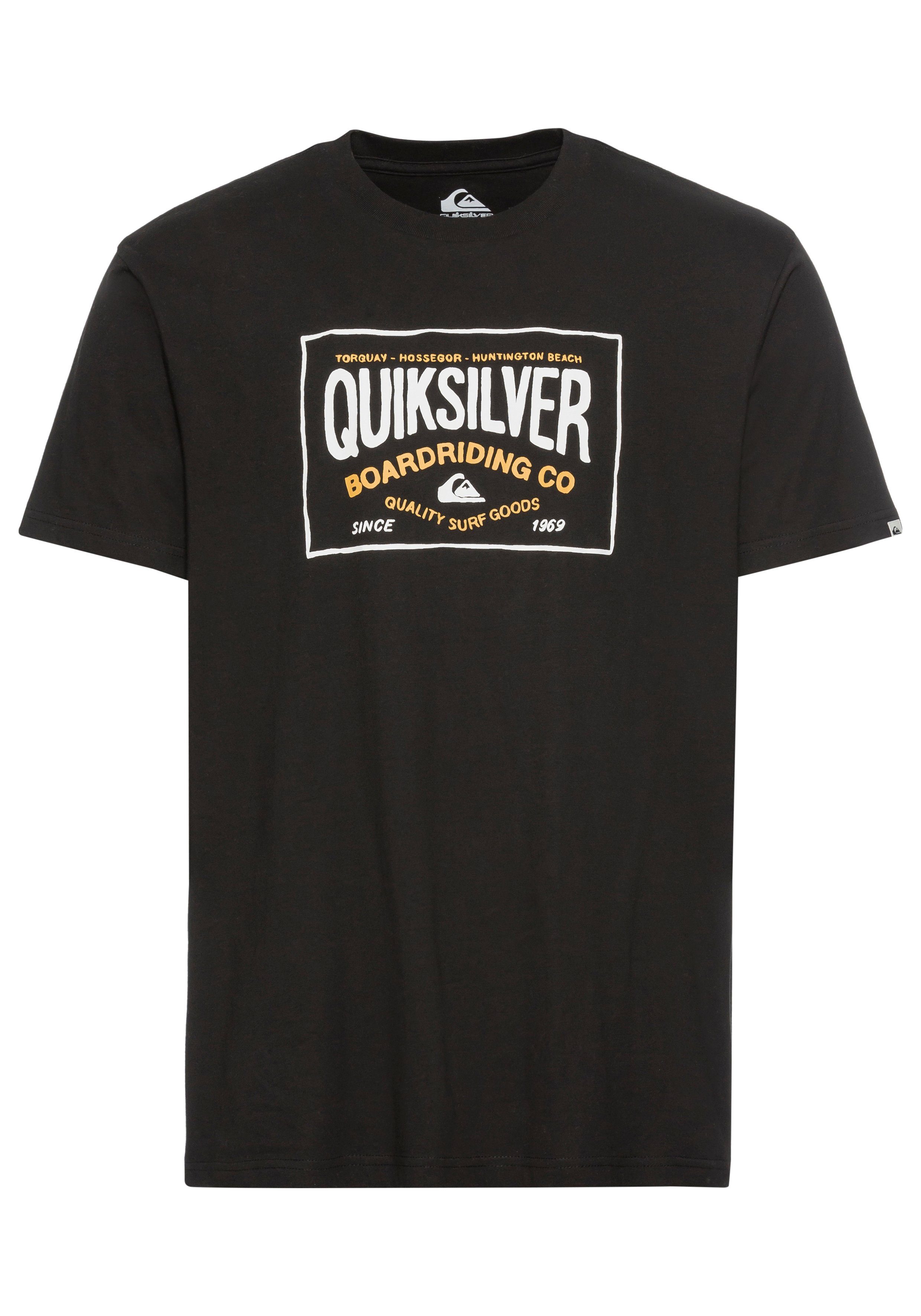 Quiksilver T-Shirt CIRCLE CORNER SHORT SLEEVE TEE PACK YM (Packung, 2-tlg., Doppelpack) Doppelpack mit 2 T-Shirts, Kurzarm, Rundhalsausschnitt, aus Baumwolle