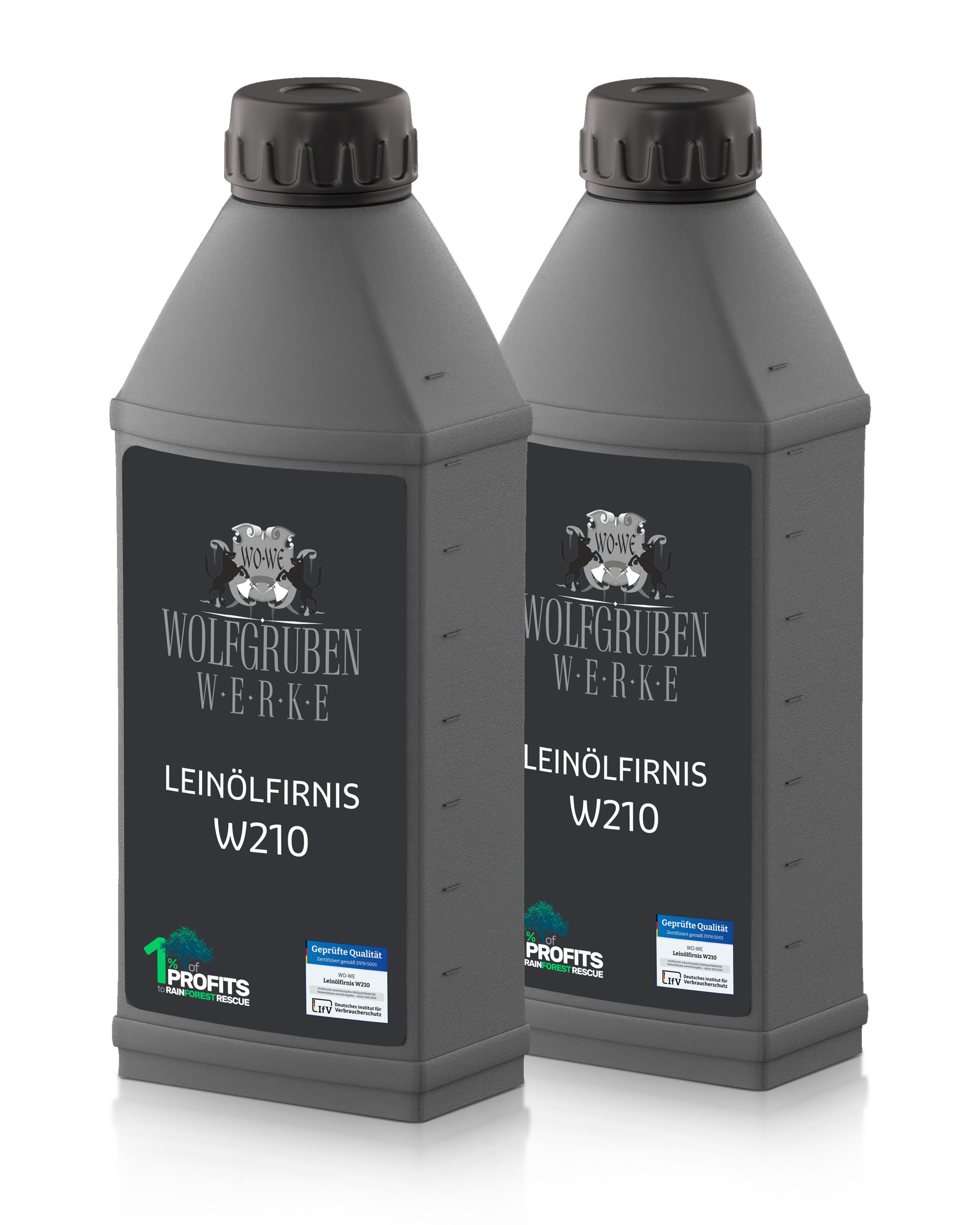 WO-WE Holzöl Holzöl Leinöl Holzpflegeöl Holzschutz W210, 0,75-10L, Kalt gepresstes Leinöl