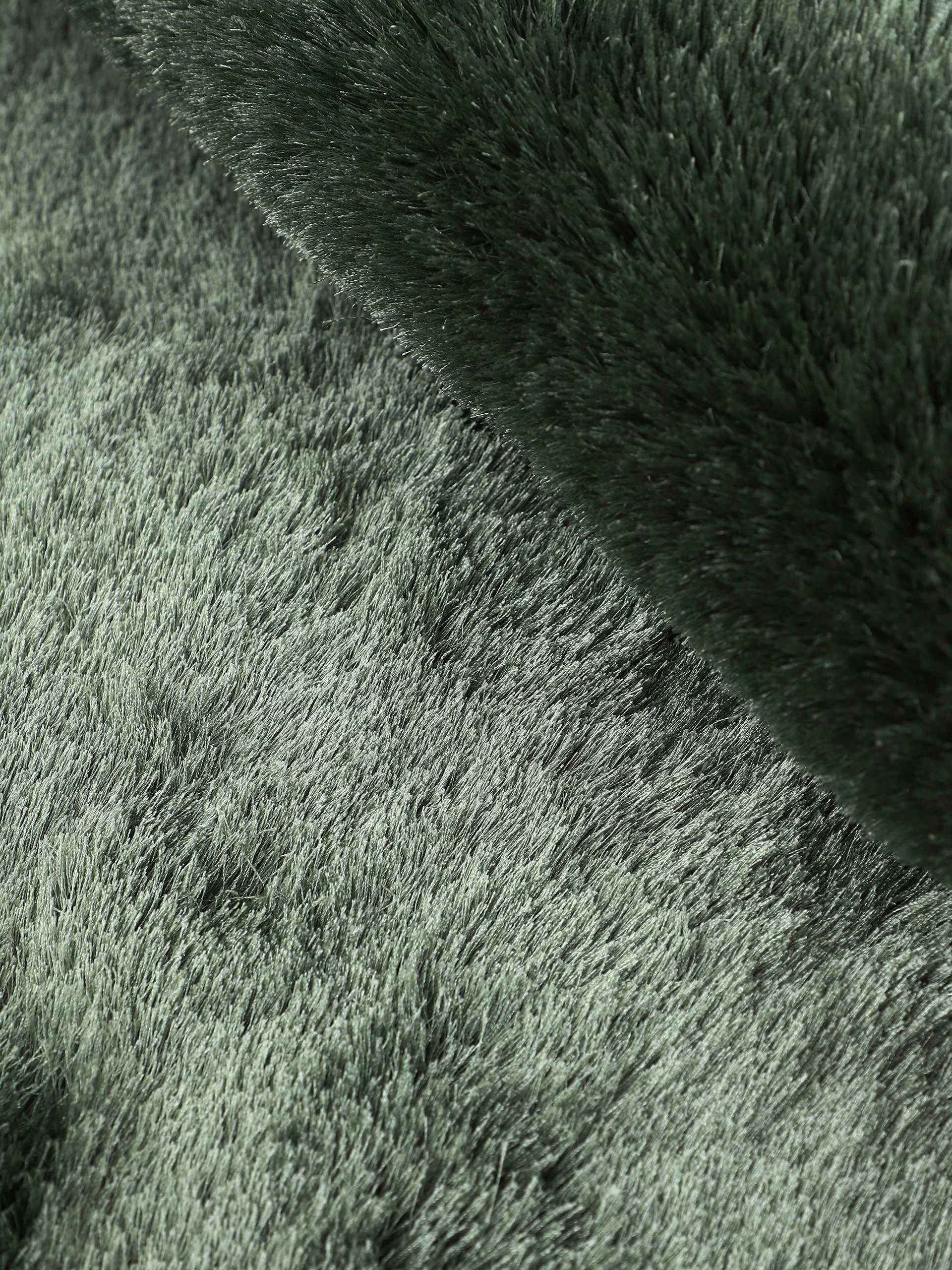 carpetfine Hochflor-Teppich Breeze, rechteckig, Höhe: 45 mm, besonders weich mit leichtem Glanz Garn, Wohnzimmer