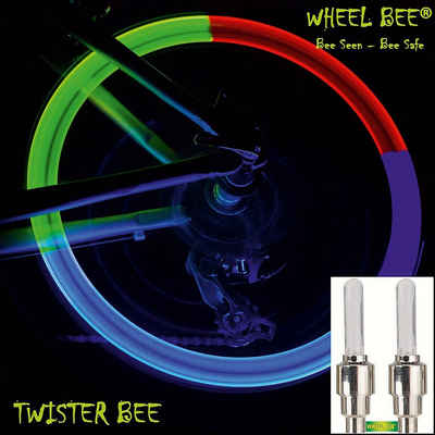 Wheel-Bee Fahrradkindersitz »Wheel-Bee LED Ventilkappen, bunt«