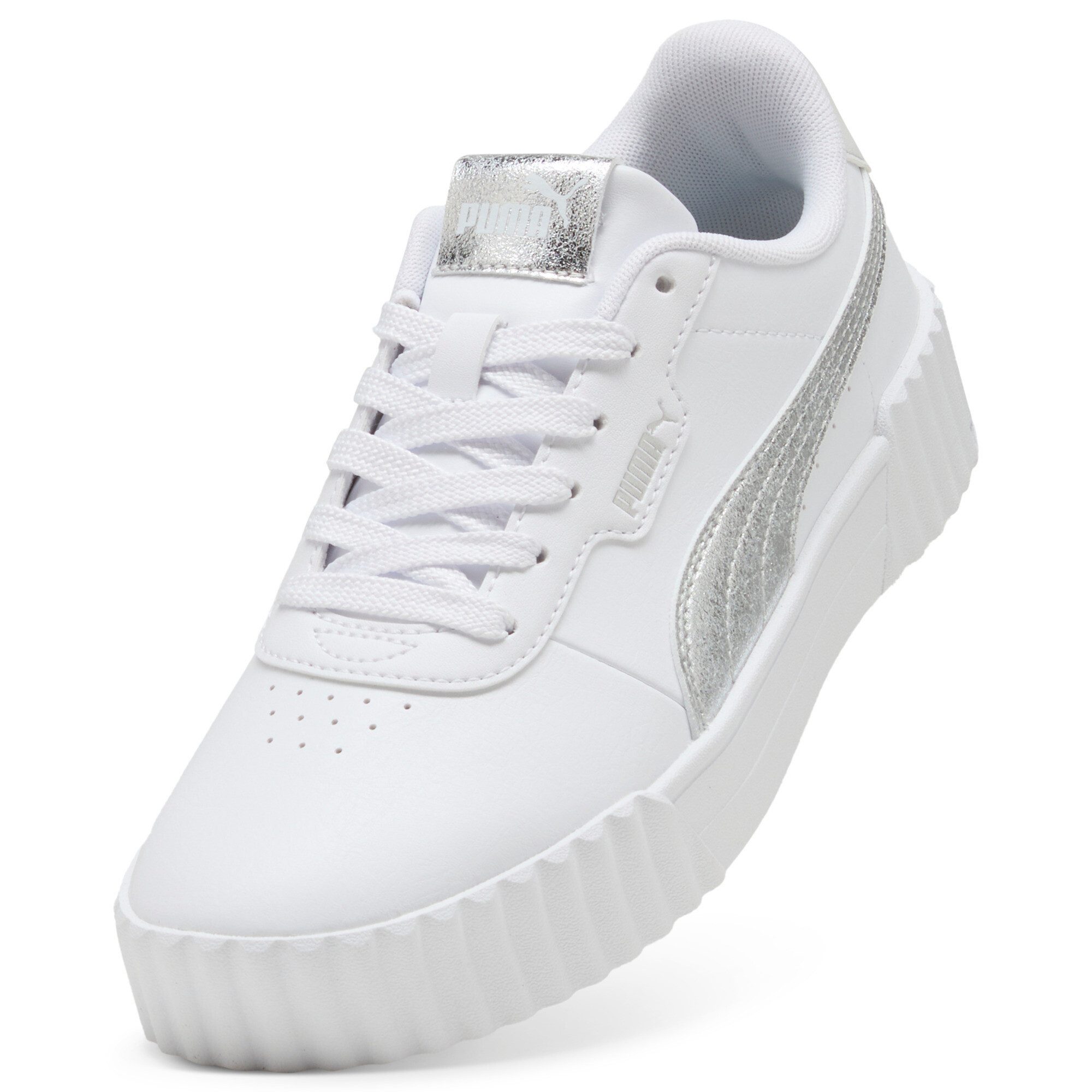 PUMA CARINA 3.0 METALLIC WHISPER Sneaker für vielseitige Aktivitäten, mit leicht profilierter Gummi-Laufsohle