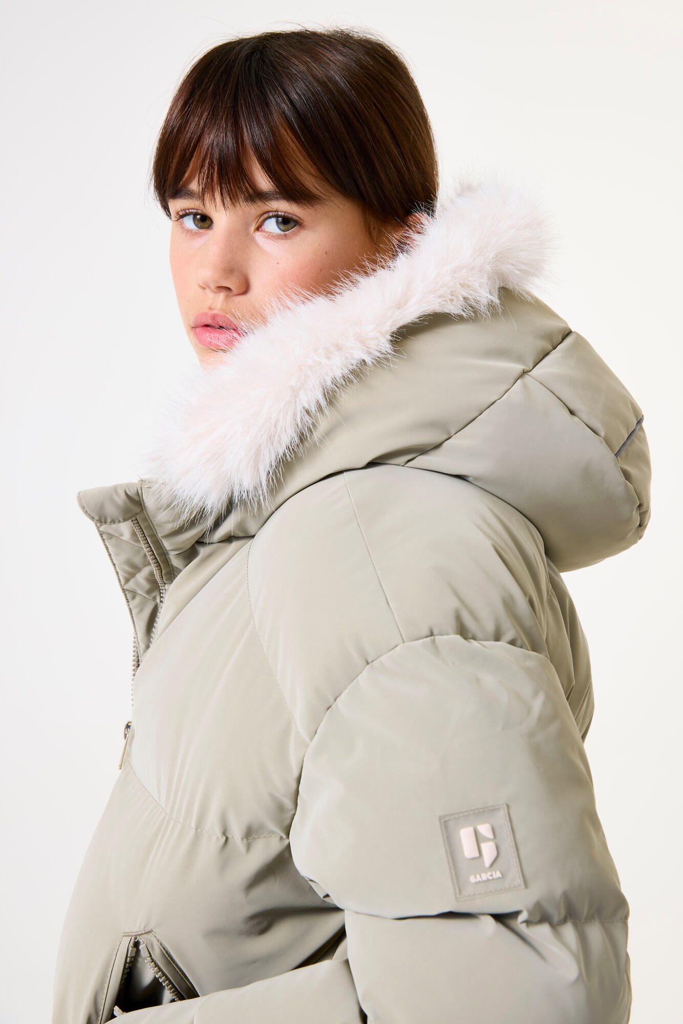Garcia Steppjacke mit Kapuze for GIRLS