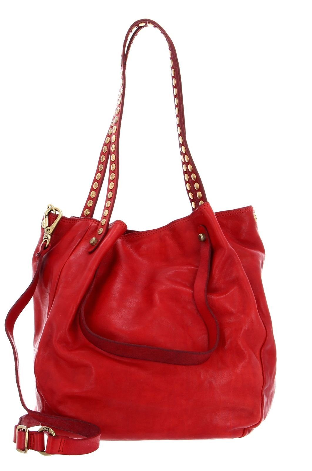 Rosso Schultertasche Campomaggi