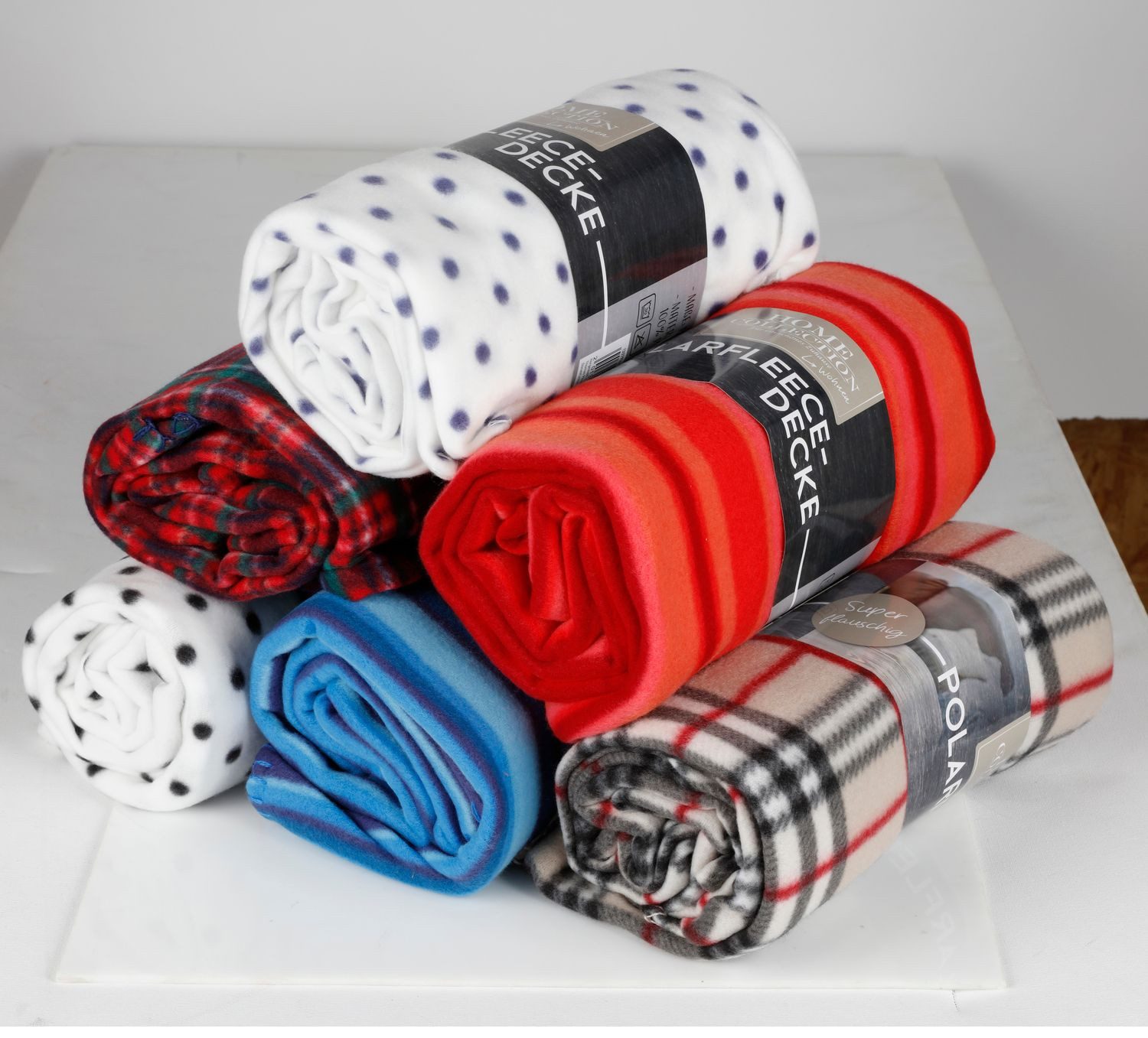 Wohndecke Fleece-Decke 130x170cm Wohndecke Sofadecke Kuscheldecke Tagesdeck günstig online kaufen