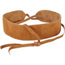 LASCANA Taillengürtel Bindegürtel, Ledergürtel, Gürtel für Kleid & Overall, Bauchgürtel aus Leder zum Binden mit Shaping-Effekt