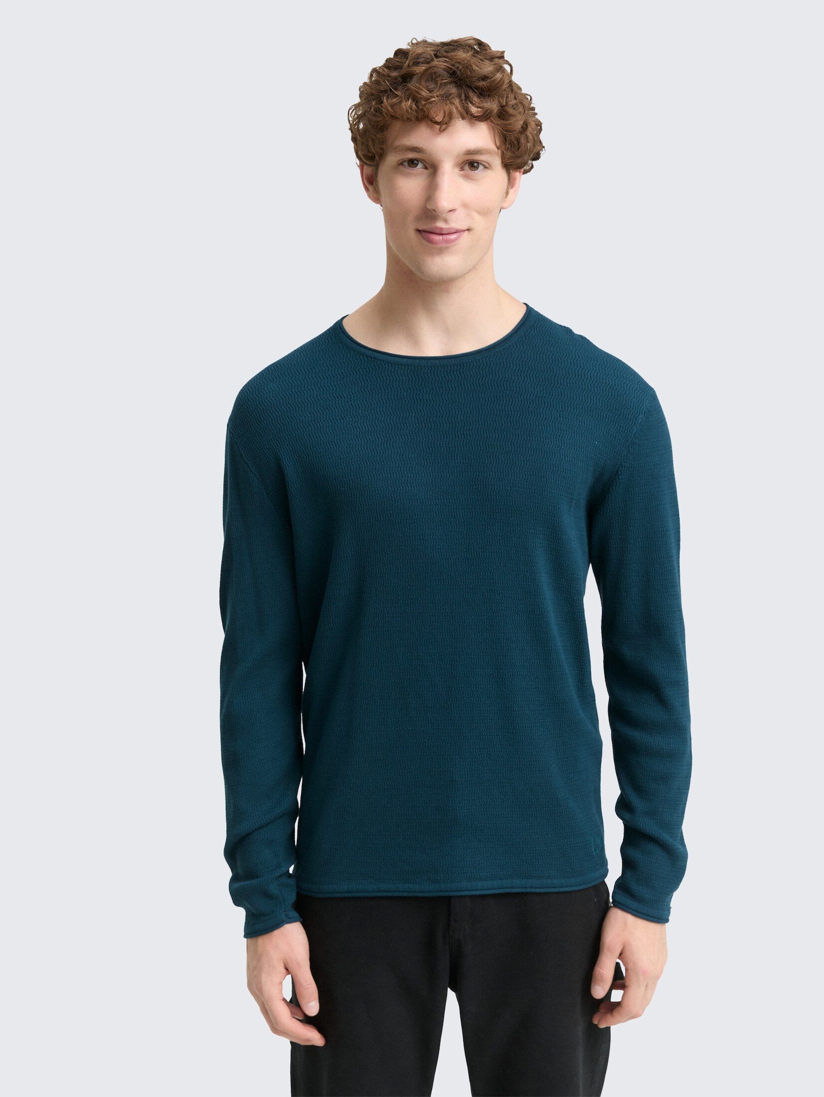 TOM TAILOR Denim Strickpullover Pullover & Strickjacken Strickpullover aus günstig online kaufen