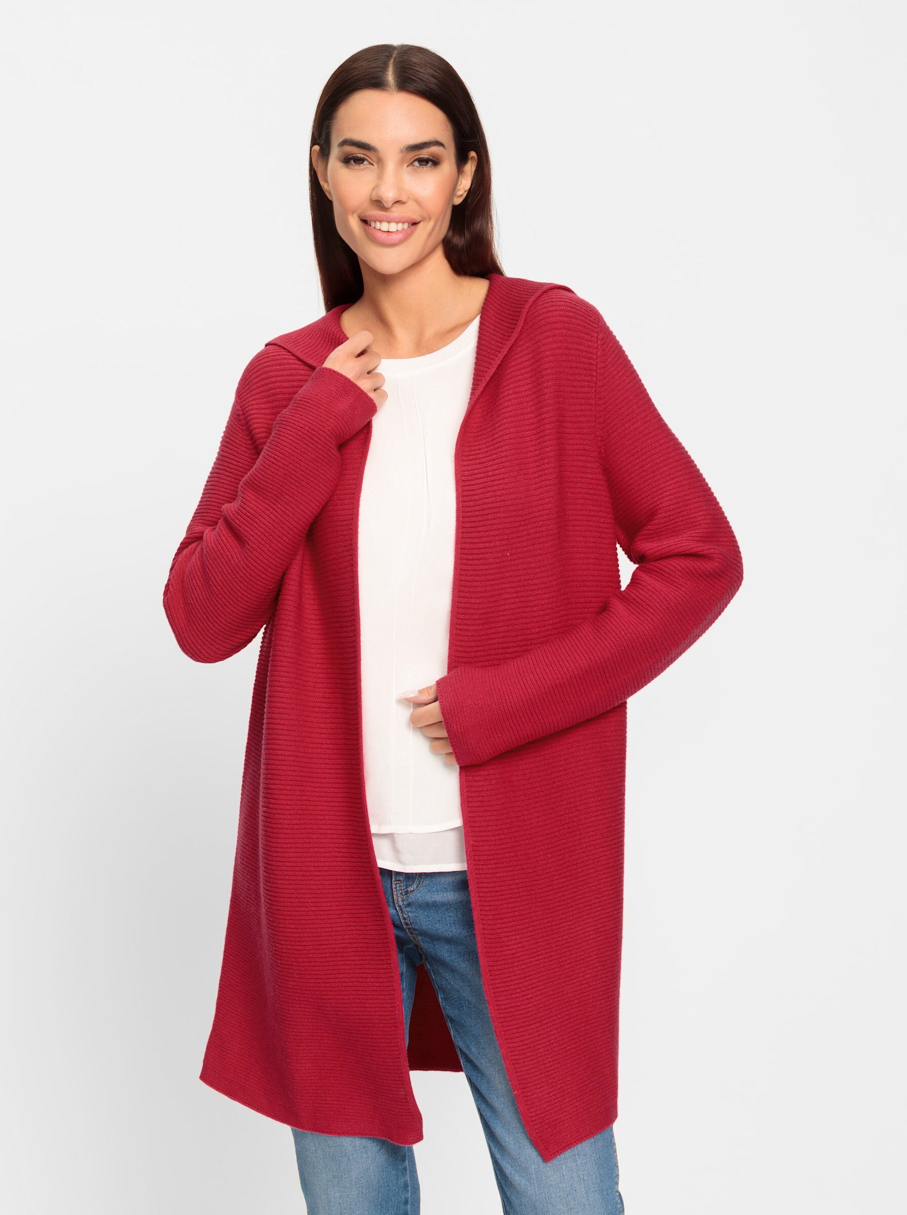 heine Strickjacke Kapuzenstrickjacke . günstig online kaufen