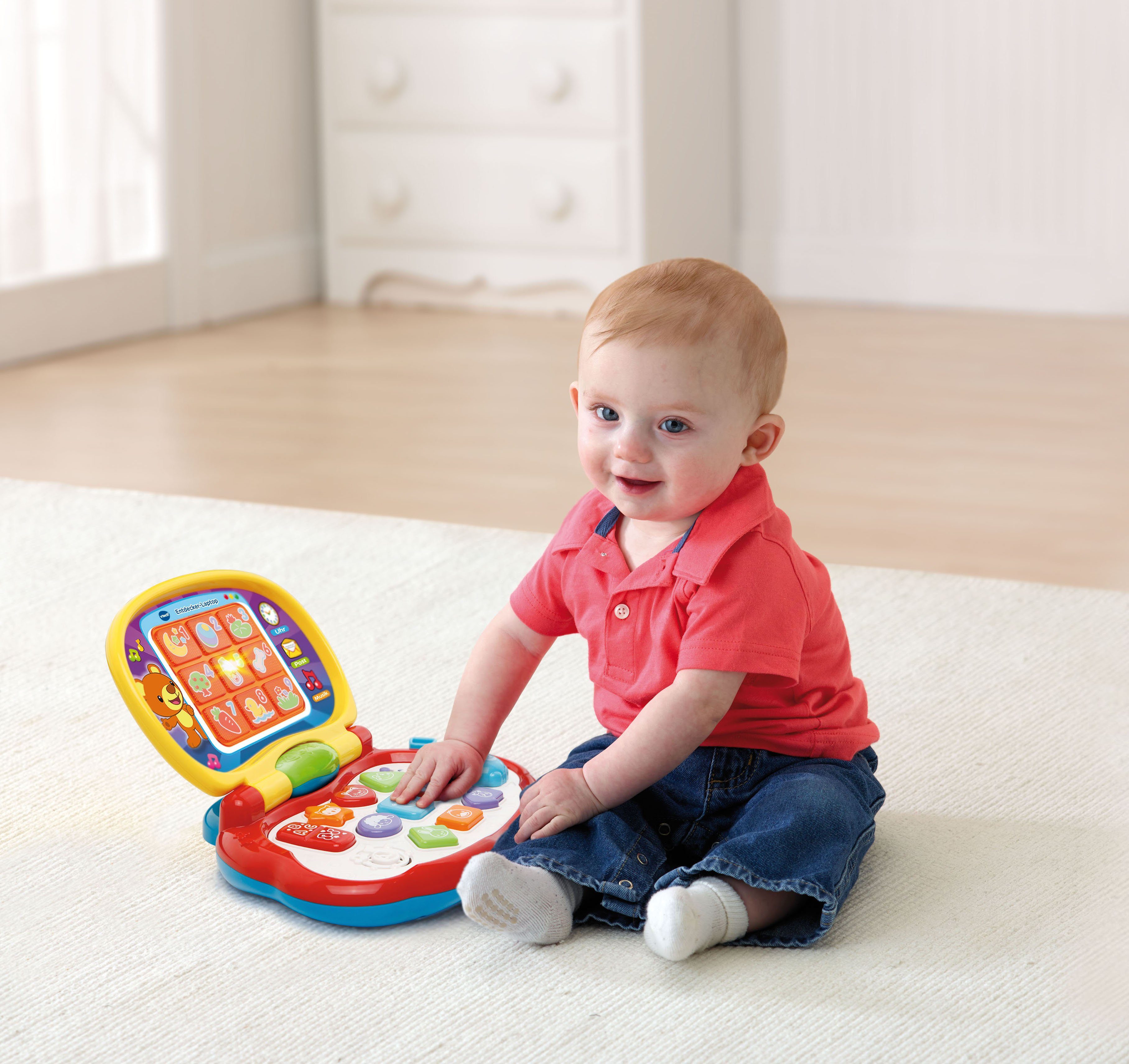 Vtech® Kindercomputer VTechBaby, Entdecker Laptop, (Set, günstig online kaufen