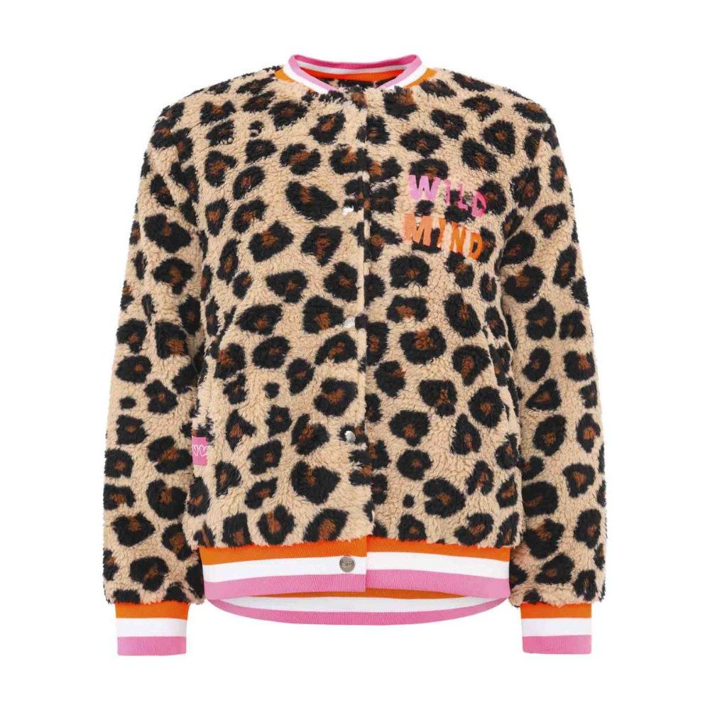 Zwillingsherz Bomberjacke Zwillingsherz Bomberjacke Teddy "Wild Mind Leo" Leomuster