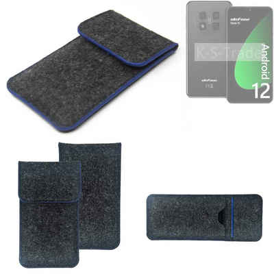 K-S-Trade Handyhülle für Ulefone Note 15, Handy-Hülle Schutz-Hülle Filztasche Pouch Tasche Case Sleeve